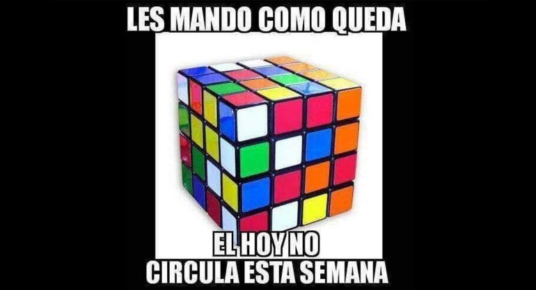 25 memes del #HoyNoCircula
