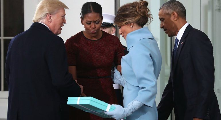 3 momentos incómodos el día de la investidura de Trump