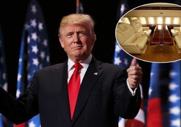 Así es el lujoso avión de Donald Trump