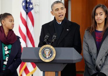 Barack Obama en su faceta de padre de dos adolescentes