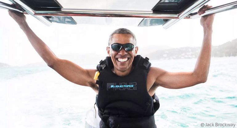 Barack Obama y su amor por los deportes acuáticos