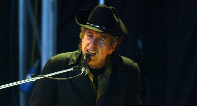 Bob Dylan on canvas