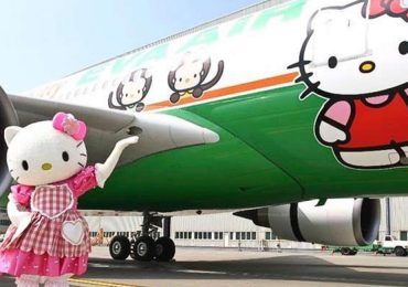 El avión de Hello Kitty
