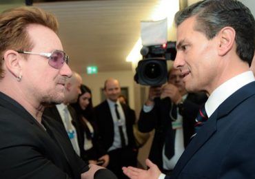 El encuentro de Enrique Peña Nieto y Bono