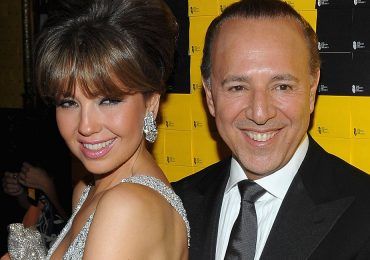 Thalía y Tommy Mottola