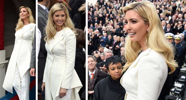 El look de Ivanka Trump en la investidura de Donald Trump
