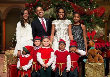 Familia Obama para Navidad