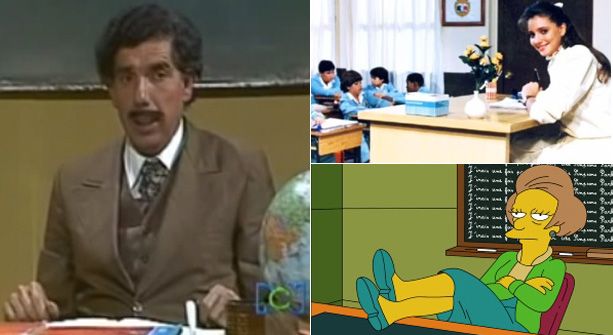 Ellos son los maestros famosos de la televisión