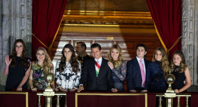 Enrique Peña Nieto da el tradicional Grito de Independencia