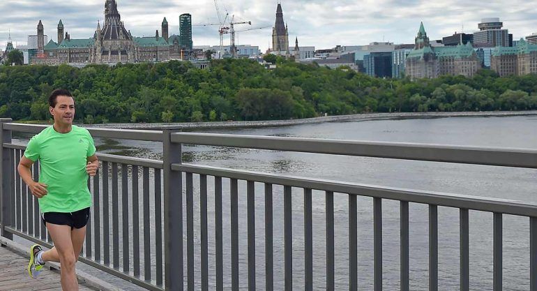Enrique Peña Nieto y su afición al running