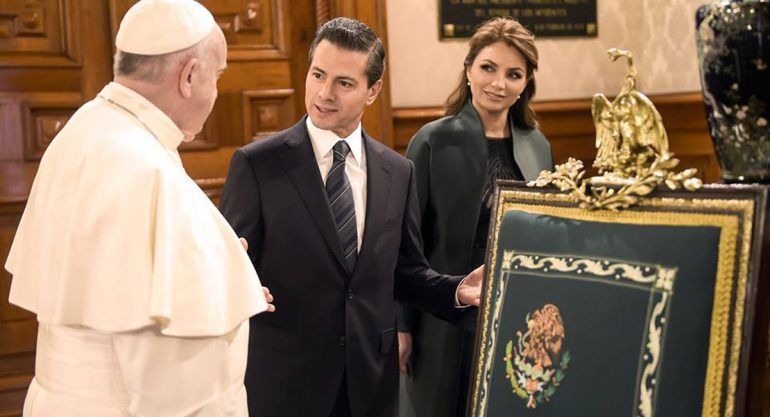 La visita del papa Francisco a Palacio Nacional