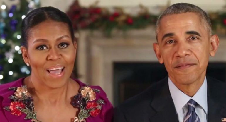 Los Obama envían su último mensaje Navideño