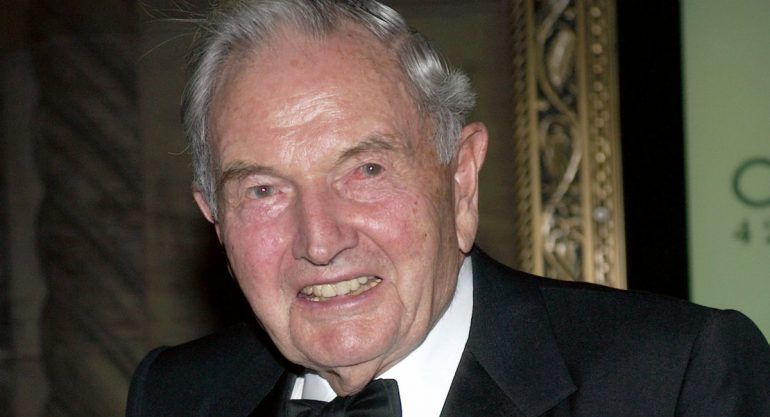 Murió el multimillonario David Rockefeller