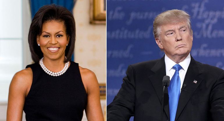 Trump tiene una conducta de predador sexual: Michelle Obama