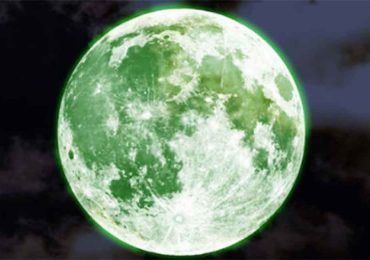 ¿Se verá verde la Luna?